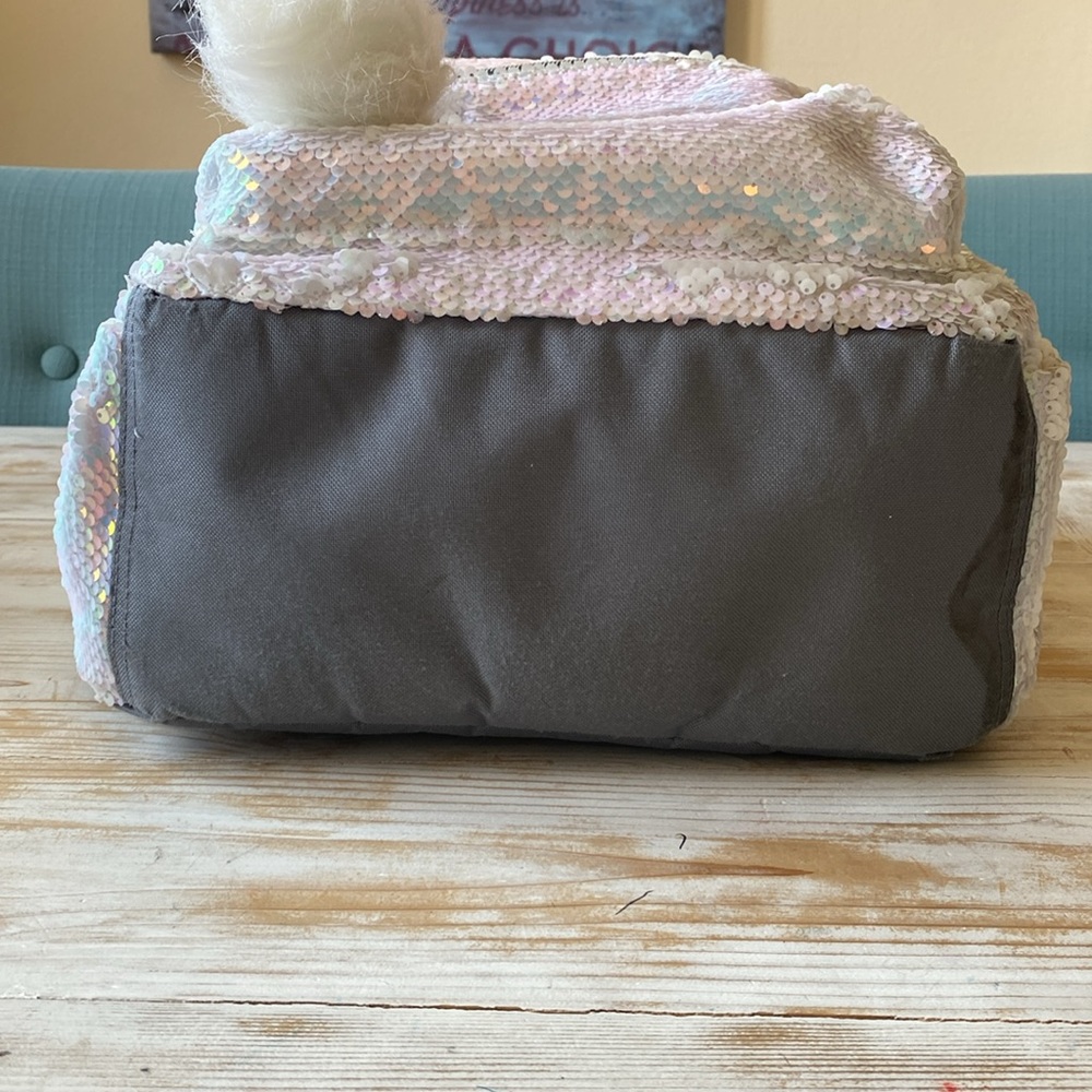 Justice Girls Sequin Unicorn Backpack - Picture 6 of 8